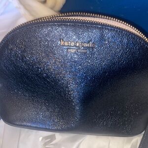 Kate Spade dark blue, tan inside L8 W2 H5 drop 25